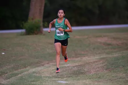 ARLINGTON, TEXAS, SEPTEMBER 11: Mean Green Cross Country ay Lynn Creek Park at Joe Pool Lake on September 11, 2021, in Arlington, Texas. Photo: Rick Yeatts