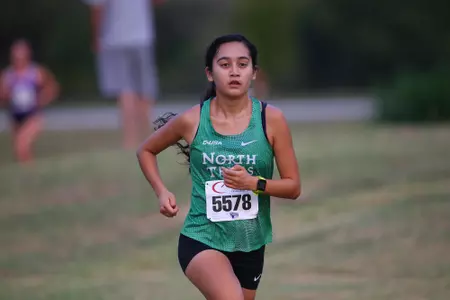 ARLINGTON, TEXAS, SEPTEMBER 11: Mean Green Cross Country ay Lynn Creek Park at Joe Pool Lake on September 11, 2021, in Arlington, Texas. Photo: Rick Yeatts