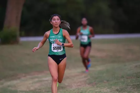 ARLINGTON, TEXAS, SEPTEMBER 11: Mean Green Cross Country ay Lynn Creek Park at Joe Pool Lake on September 11, 2021, in Arlington, Texas. Photo: Rick Yeatts