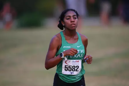 ARLINGTON, TEXAS, SEPTEMBER 11: Mean Green Cross Country ay Lynn Creek Park at Joe Pool Lake on September 11, 2021, in Arlington, Texas. Photo: Rick Yeatts