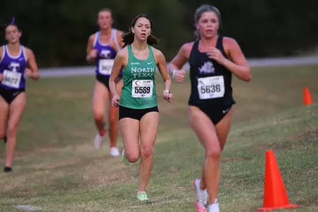 ARLINGTON, TEXAS, SEPTEMBER 11: Mean Green Cross Country ay Lynn Creek Park at Joe Pool Lake on September 11, 2021, in Arlington, Texas. Photo: Rick Yeatts