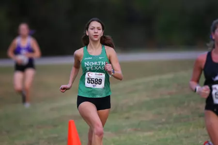 ARLINGTON, TEXAS, SEPTEMBER 11: Mean Green Cross Country ay Lynn Creek Park at Joe Pool Lake on September 11, 2021, in Arlington, Texas. Photo: Rick Yeatts