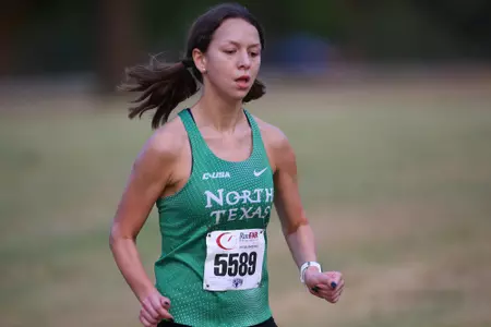 ARLINGTON, TEXAS, SEPTEMBER 11: Mean Green Cross Country ay Lynn Creek Park at Joe Pool Lake on September 11, 2021, in Arlington, Texas. Photo: Rick Yeatts