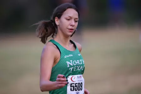 ARLINGTON, TEXAS, SEPTEMBER 11: Mean Green Cross Country ay Lynn Creek Park at Joe Pool Lake on September 11, 2021, in Arlington, Texas. Photo: Rick Yeatts