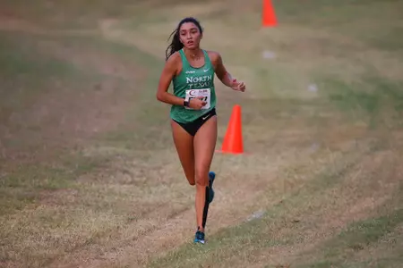 ARLINGTON, TEXAS, SEPTEMBER 11: Mean Green Cross Country ay Lynn Creek Park at Joe Pool Lake on September 11, 2021, in Arlington, Texas. Photo: Rick Yeatts