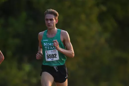 ARLINGTON, TEXAS, SEPTEMBER 11: Mean Green Cross Country ay Lynn Creek Park at Joe Pool Lake on September 11, 2021, in Arlington, Texas. Photo: Rick Yeatts