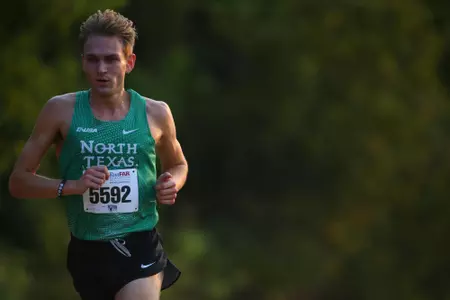 ARLINGTON, TEXAS, SEPTEMBER 11: Mean Green Cross Country ay Lynn Creek Park at Joe Pool Lake on September 11, 2021, in Arlington, Texas. Photo: Rick Yeatts