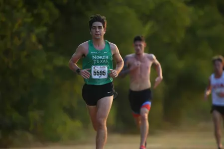 ARLINGTON, TEXAS, SEPTEMBER 11: Mean Green Cross Country ay Lynn Creek Park at Joe Pool Lake on September 11, 2021, in Arlington, Texas. Photo: Rick Yeatts
