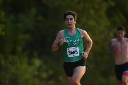 ARLINGTON, TEXAS, SEPTEMBER 11: Mean Green Cross Country ay Lynn Creek Park at Joe Pool Lake on September 11, 2021, in Arlington, Texas. Photo: Rick Yeatts
