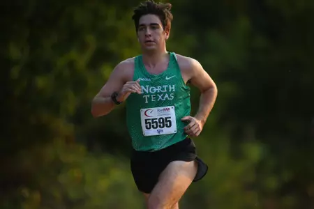 ARLINGTON, TEXAS, SEPTEMBER 11: Mean Green Cross Country ay Lynn Creek Park at Joe Pool Lake on September 11, 2021, in Arlington, Texas. Photo: Rick Yeatts