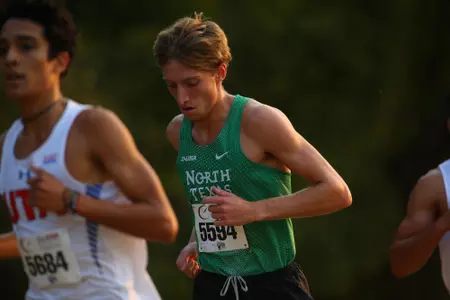 ARLINGTON, TEXAS, SEPTEMBER 11: Mean Green Cross Country ay Lynn Creek Park at Joe Pool Lake on September 11, 2021, in Arlington, Texas. Photo: Rick Yeatts