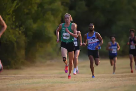 ARLINGTON, TEXAS, SEPTEMBER 11: Mean Green Cross Country ay Lynn Creek Park at Joe Pool Lake on September 11, 2021, in Arlington, Texas. Photo: Rick Yeatts