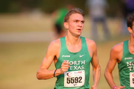 ARLINGTON, TEXAS, SEPTEMBER 11: Mean Green Cross Country ay Lynn Creek Park at Joe Pool Lake on September 11, 2021, in Arlington, Texas. Photo: Rick Yeatts