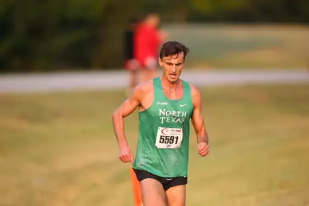 ARLINGTON, TEXAS, SEPTEMBER 11: Mean Green Cross Country ay Lynn Creek Park at Joe Pool Lake on September 11, 2021, in Arlington, Texas. Photo: Rick Yeatts