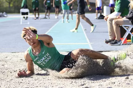 DENTON,TEXAS, APRI 9: Mean Green Track & Field Classic at Mean Green Track & Field and Soccer Complex in Denton on April 10, 2022 in Denton Texas.