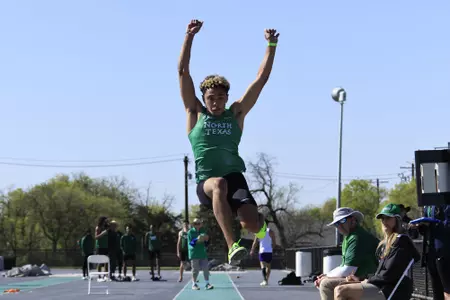 DENTON,TEXAS, APRI 9: Mean Green Track & Field Classic at Mean Green Track & Field and Soccer Complex in Denton on April 10, 2022 in Denton Texas.
