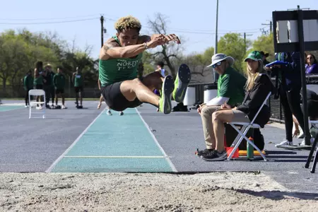 DENTON,TEXAS, APRI 9: Mean Green Track & Field Classic at Mean Green Track & Field and Soccer Complex in Denton on April 10, 2022 in Denton Texas.
