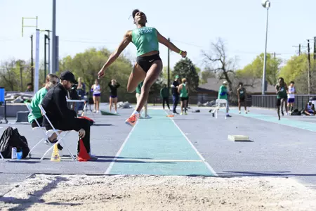 DENTON,TEXAS, APRI 9: Mean Green Track & Field Classic at Mean Green Track & Field and Soccer Complex in Denton on April 10, 2022 in Denton Texas.