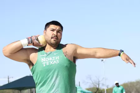 DENTON,TEXAS, APRI 9:  Mean Green Track & Field Classic at Mean Green Track & Field and Soccer Complex in Denton on April 10, 2022 in Denton Texas.