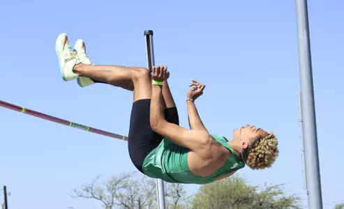 DENTON,TEXAS, APRI 9: Mean Green Track & Field Classic at Mean Green Track & Field and Soccer Complex in Denton on April 10, 2022 in Denton Texas.
