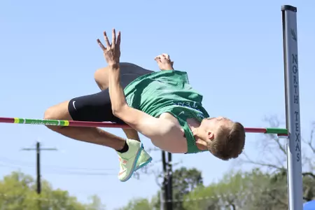 DENTON,TEXAS, APRI 9:  Mean Green Track & Field Classic at Mean Green Track & Field and Soccer Complex in Denton on April 10, 2022 in Denton Texas.