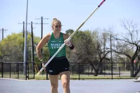 DENTON,TEXAS, APRI 9:  Mean Green Track & Field Classic at Mean Green Track & Field and Soccer Complex in Denton on April 10, 2022 in Denton Texas.