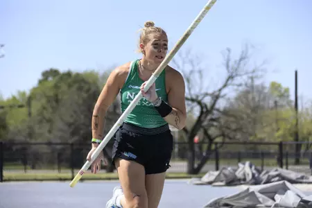 DENTON,TEXAS, APRI 9:  Mean Green Track & Field Classic at Mean Green Track & Field and Soccer Complex in Denton on April 10, 2022 in Denton Texas.