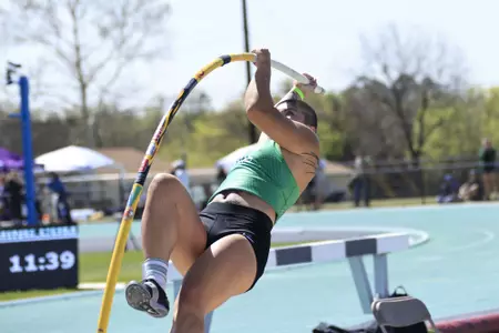 DENTON,TEXAS, APRI 9:  Mean Green Track & Field Classic at Mean Green Track & Field and Soccer Complex in Denton on April 10, 2022 in Denton Texas.
