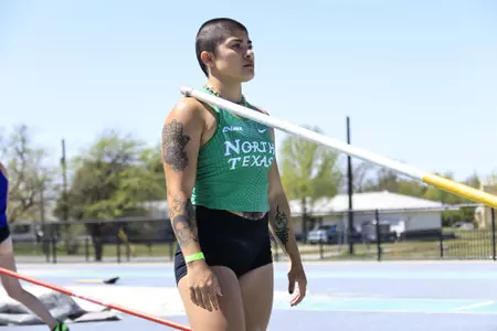 DENTON,TEXAS, APRI 9:  Mean Green Track & Field Classic at Mean Green Track & Field and Soccer Complex in Denton on April 10, 2022 in Denton Texas.