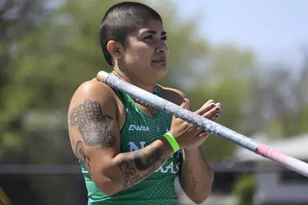 DENTON,TEXAS, APRI 9:  Mean Green Track & Field Classic at Mean Green Track & Field and Soccer Complex in Denton on April 10, 2022 in Denton Texas.