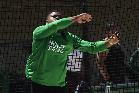 DENTON,TEXAS, APRI 9:  Mean Green Track & Field Classic at Mean Green Track & Field and Soccer Complex in Denton on April 10, 2022 in Denton Texas.