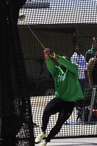 DENTON,TEXAS, APRI 9:  Mean Green Track & Field Classic at Mean Green Track & Field and Soccer Complex in Denton on April 10, 2022 in Denton Texas.