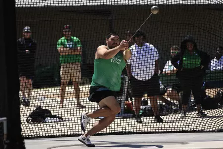 DENTON,TEXAS, APRI 9:  Mean Green Track & Field Classic at Mean Green Track & Field and Soccer Complex in Denton on April 10, 2022 in Denton Texas.