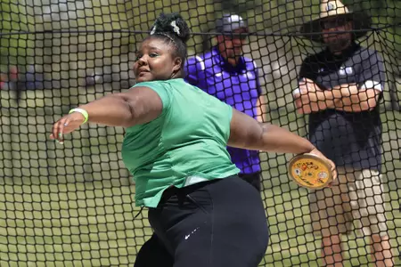 DENTON,TEXAS, APRI 9:  Mean Green Track & Field Classic at Mean Green Track & Field and Soccer Complex in Denton on April 10, 2022 in Denton Texas.