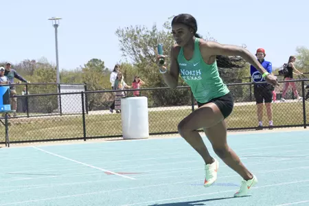 DENTON,TEXAS, APRI 9:  Mean Green Track & Field Classic at Mean Green Track & Field and Soccer Complex in Denton on April 10, 2022 in Denton Texas.