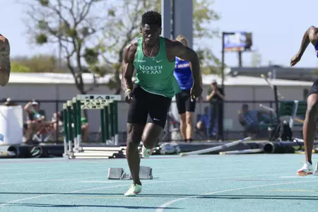 DENTON,TEXAS, APRI 9:  Mean Green Track & Field Classic at Mean Green Track & Field and Soccer Complex in Denton on April 10, 2022 in Denton Texas.