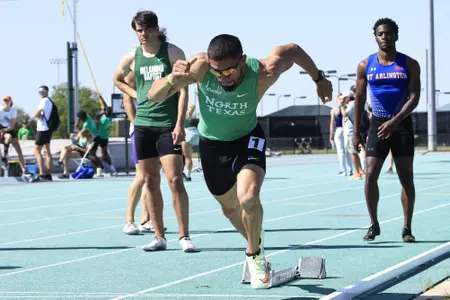 DENTON,TEXAS, APRI 9:  Mean Green Track & Field Classic at Mean Green Track & Field and Soccer Complex in Denton on April 10, 2022 in Denton Texas.