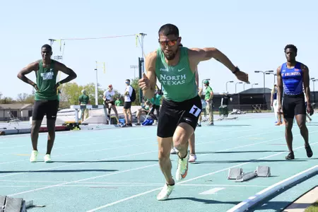 DENTON,TEXAS, APRI 9:  Mean Green Track & Field Classic at Mean Green Track & Field and Soccer Complex in Denton on April 10, 2022 in Denton Texas.