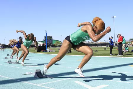 DENTON,TEXAS, APRI 9:  Mean Green Track & Field Classic at Mean Green Track & Field and Soccer Complex in Denton on April 10, 2022 in Denton Texas.