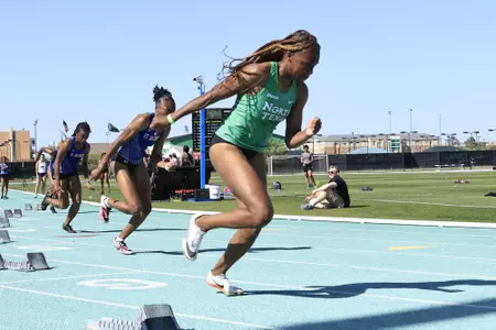 DENTON,TEXAS, APRI 9: Mean Green Track & Field Classic at Mean Green Track & Field and Soccer Complex in Denton on April 10, 2022 in Denton Texas.