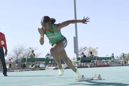 DENTON,TEXAS, APRI 9:  Mean Green Track & Field Classic at Mean Green Track & Field and Soccer Complex in Denton on April 10, 2022 in Denton Texas.