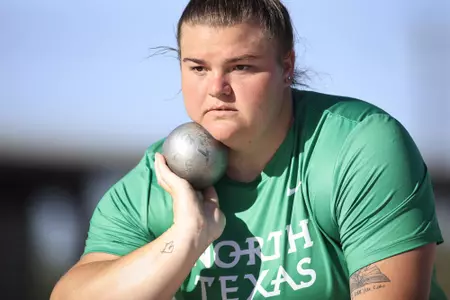 DENTON,TEXAS, APRI 9:  Mean Green Track & Field Classic at Mean Green Track & Field and Soccer Complex in Denton on April 10, 2022 in Denton Texas.