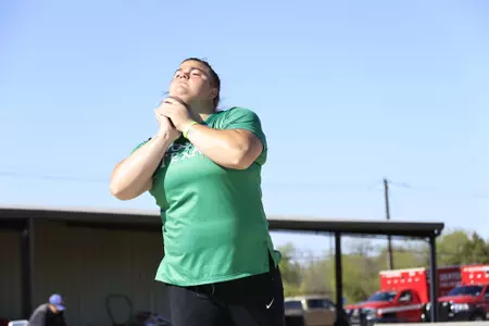 DENTON,TEXAS, APRI 9:  Mean Green Track & Field Classic at Mean Green Track & Field and Soccer Complex in Denton on April 10, 2022 in Denton Texas.