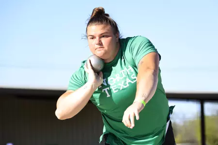 DENTON,TEXAS, APRI 9:  Mean Green Track & Field Classic at Mean Green Track & Field and Soccer Complex in Denton on April 10, 2022 in Denton Texas.