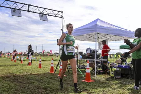 DENTON, TX - SEPTEMBER 15: North Texas Mean Green Cross Country Ken Garland Classic at Discovery Park in Denton on September 15, 2018 in Denton, Texas. Rick Yeatts Photography/ Matt Pearce