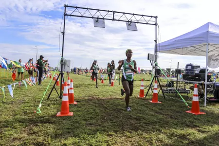 DENTON, TX - SEPTEMBER 15: North Texas Mean Green Cross Country Ken Garland Classic at Discovery Park in Denton on September 15, 2018 in Denton, Texas. Rick Yeatts Photography/ Matt Pearce