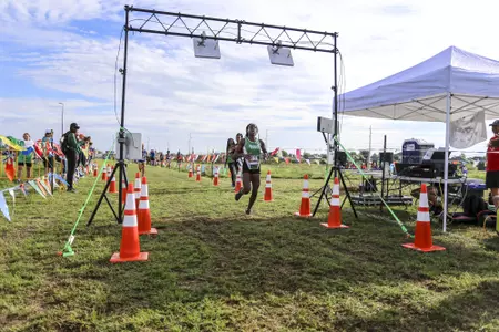 DENTON, TX - SEPTEMBER 15: North Texas Mean Green Cross Country Ken Garland Classic at Discovery Park in Denton on September 15, 2018 in Denton, Texas. Rick Yeatts Photography/ Matt Pearce
