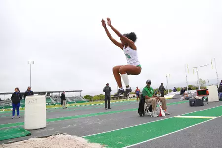 DENTON, TX - APRIL 6:  University of North Texas Track & Field at North Texas Mean Green Athlete Field in Denton on April 6, 2019 in Denton, Texas
