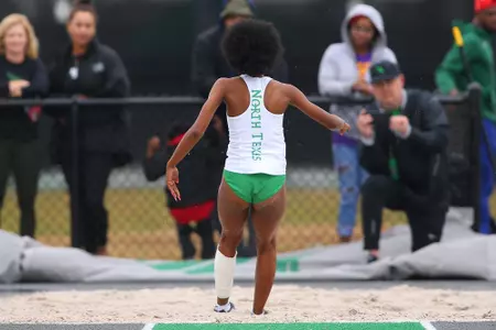 DENTON, TX - APRIL 6:  University of North Texas Track & Field at North Texas Mean Green Athlete Field in Denton on April 6, 2019 in Denton, Texas