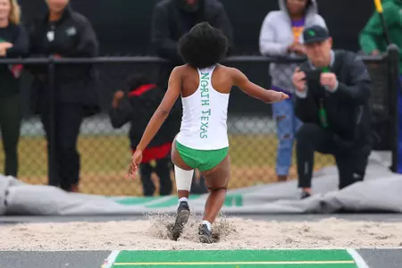 DENTON, TX - APRIL 6:  University of North Texas Track & Field at North Texas Mean Green Athlete Field in Denton on April 6, 2019 in Denton, Texas